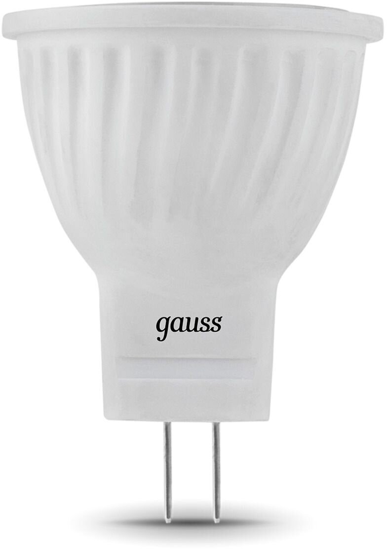 Упаковка ламп LED GAUSS GU4, рефлектор, 3Вт, 132517303, 10 шт.