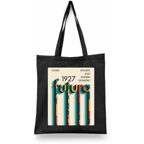 фото Сумка шоппер каждому своё, черный