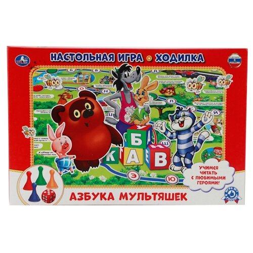 Настольная игра «Азбука Мультяшек»