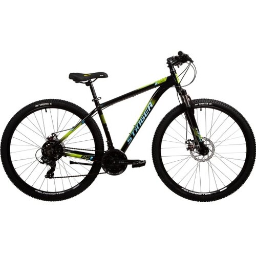 Велосипед STINGER Element Evo 29 -22-21г.(черный) 29AHD. ELEMEVO.22BK1 велосипед stinger 29ahd elemevo 22rd3 красный