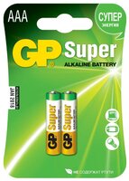 Батарейка GP Super Alkaline AAA 4 шт блистер