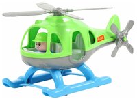 Вертолет Полесье Шмель в сетке (72313) 29.5 см зеленый