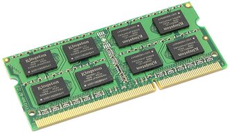 Модуль памяти Kingston SODIMM DDR3, 4ГБ, 1333МГц, 1.5В, 204PIN, PC3-10600