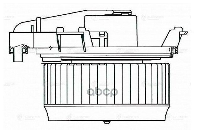 Электровентилятор отопителя для автомобилей Toyota RAV 4 (06-)/RAV 4 (13-)/Corolla (13-) (auto A/C) LUZAR - фото №7