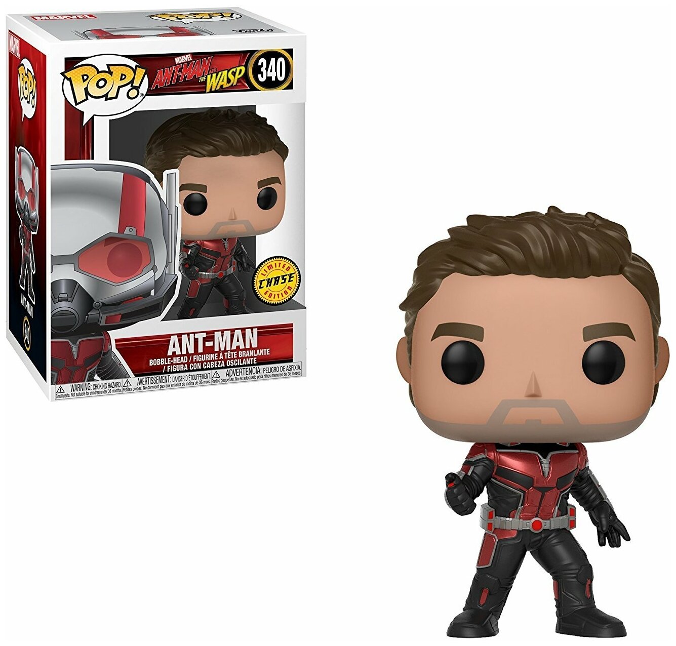 Фигурка Funko POP! Bobble: Marvel: Ant-Man & The Wasp: Ant-Man w/Chase