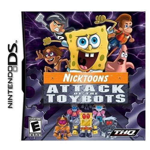 Игра Nicktoons: Attack of the Toybots для Nintendo DS, картридж