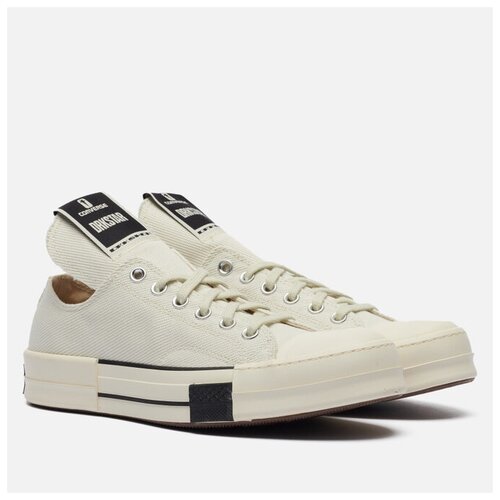 Кеды Converse x Rick Owens DRKSHDW DRKSTAR Chuck Taylor All Star 70 Ox белый, Размер 39.5 EU