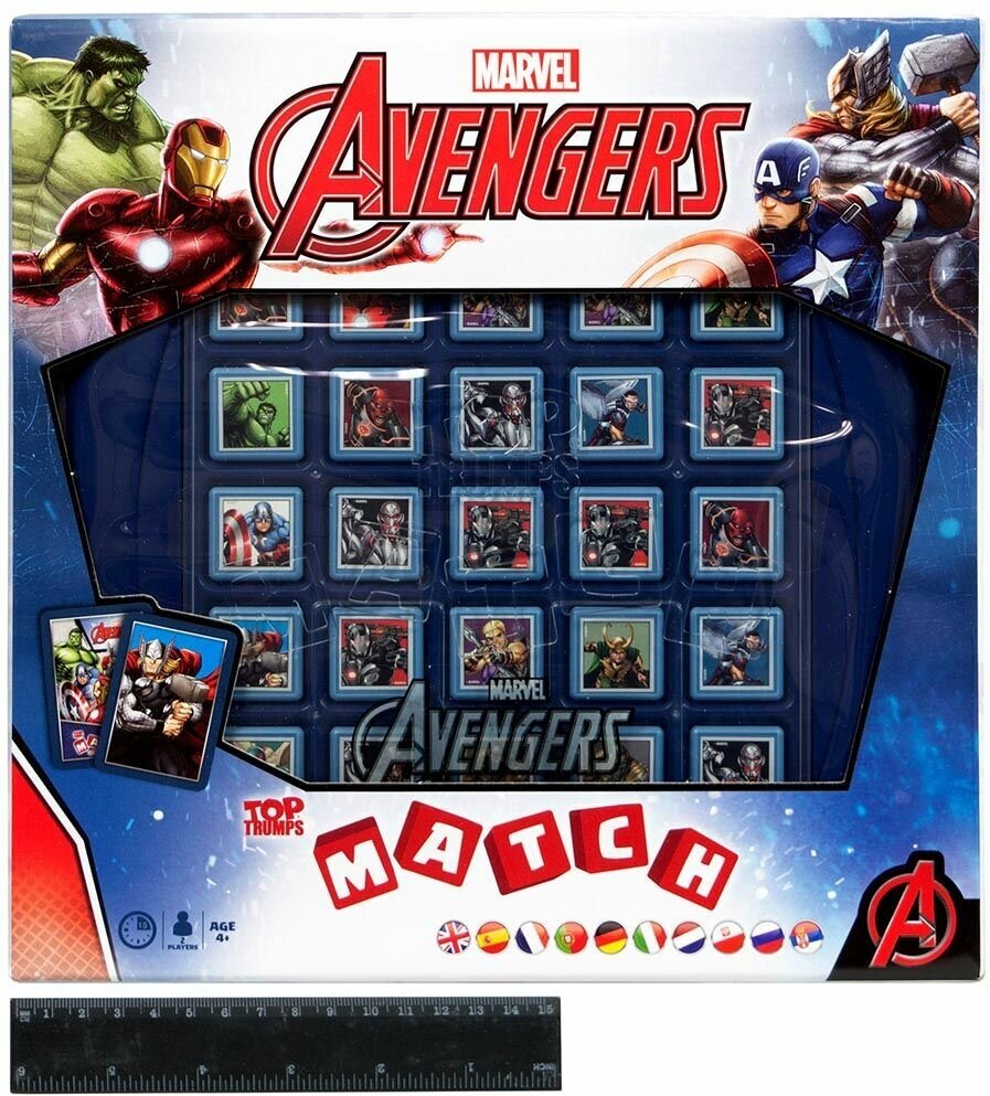 Настольная игра Мэтч Марвел Мстители "Top Trumps Match Marvel Avengers" ИНТЕРХИТ - фото №5