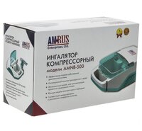 Компрессорный ингалятор (небулайзер) Amrus AMNB-500 белый/голубой