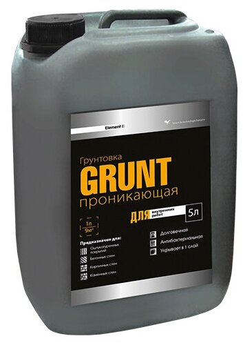 Грунтовка Element Se Grunt проникающая, 5л - фотография № 2