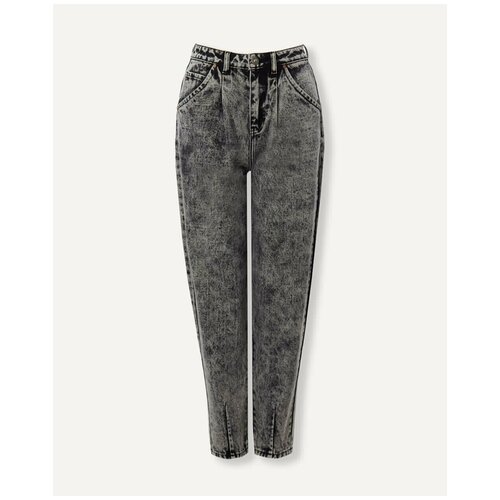 Темно-серые джинсы INCITY, цвет серый деним, размер 28W/32L