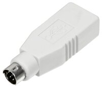 Переходник NingBo USB - PS/2 (MD6M USB013A) белый