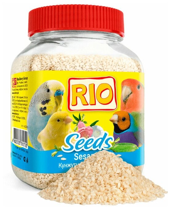 RIO Лакомство для птиц Кунжут, 250 гр 6шт