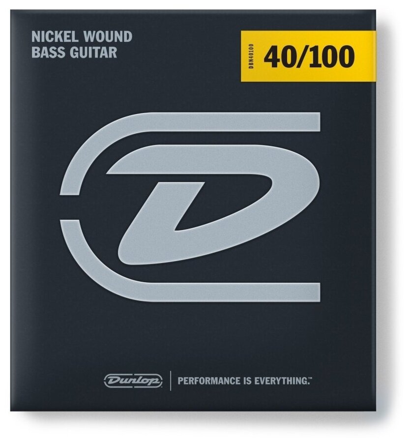 Струны для бас-гитары 40-100 Dunlop DBN40100 Nickel Wound , никель