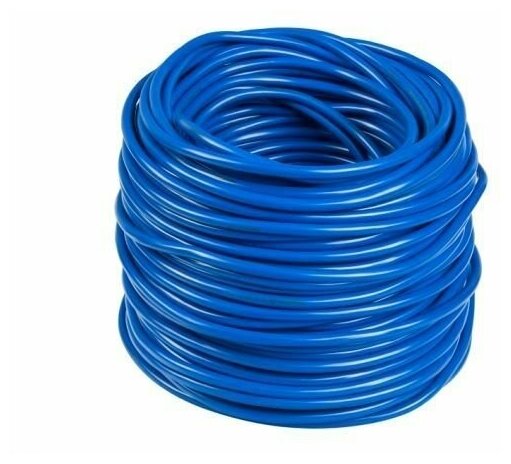 Провод силовой электрический ПуГВ 1х2,5 мм2, синий/голубой, медь, ГОСТ, 10 метров - фотография № 3