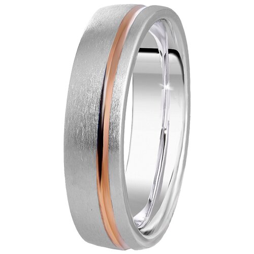 фото Кольцо обручальное azade, серебро, 925 проба, размер 17.5