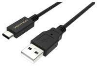 Кабель Vention USB - USB Type-C (VAS-A30-B-050) 0.5 м черный