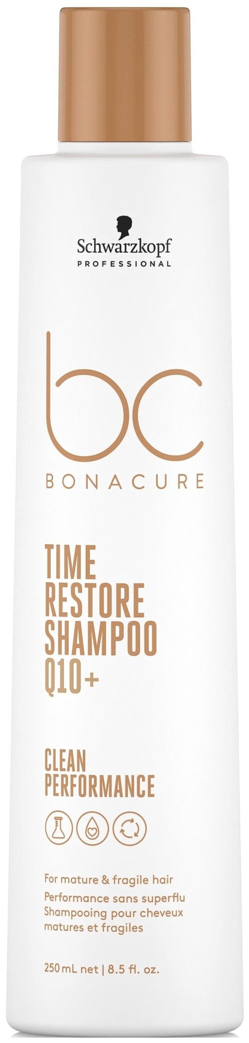 Шампунь BONACURE TIME RESTORE для зрелых и длинных волос SCHWARZKOPF PROFESSIONAL 250 мл