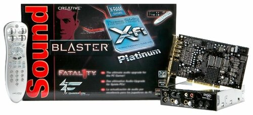 Creative X Fi Platinum Fatal1ty Champion Series