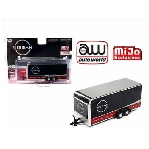 Модель коллекционная Auto World Nissan Enclosed Trailer Limited Edition Mijo Exclusive 1:64 модель коллекционная mini gt 1 64 mijo exclusives honda s2000 ap2 mugen berlina black