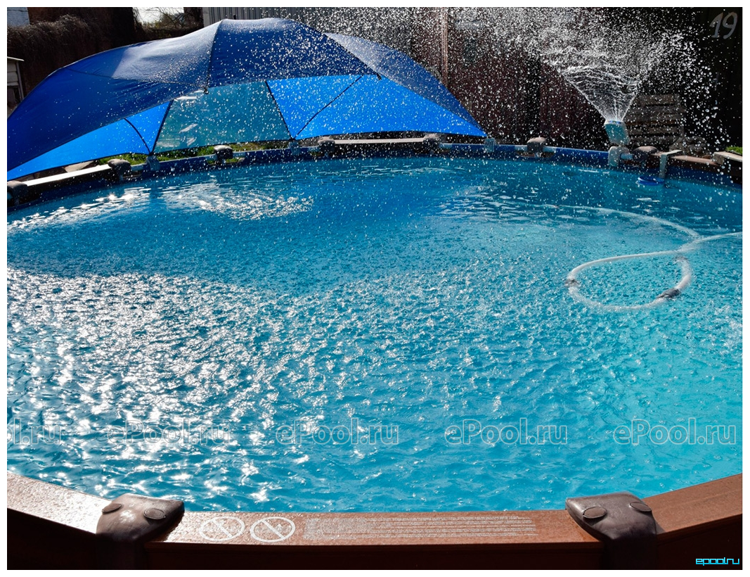 фонтан для каркасного бассейна INTEX с подсветкой 28089 / каркасный бассейн / фонтан с подсветкой / фонтан для бассейна - фотография № 13