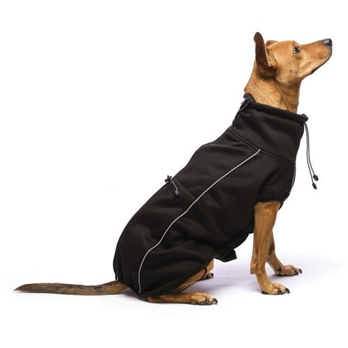 Dog Gone Smart Флисовая куртка Olympia Softshell (Puffy), размер 20', черный,