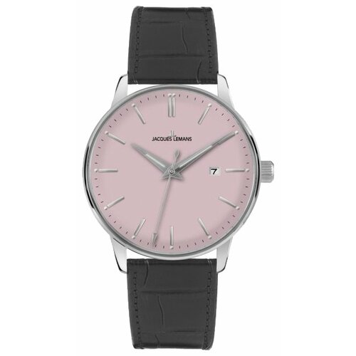 Наручные часы JACQUES LEMANS Classic, розовый наручные часы jacques lemans n 213h серебряный