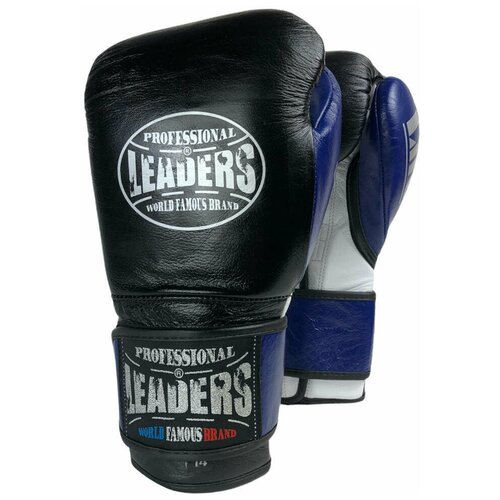 Боксерские перчатки LEADERS Lite Series синие