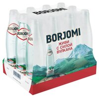 Минеральная вода Borjomi газированная стекло, 0.5 л