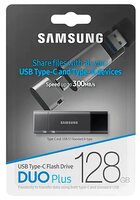 Флешка Samsung USB 3.1 Flash Drive DUO Plus 128GB черный