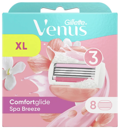 Сменные кассеты Gillette Venus Comfortglide Spa Breeze, 8шт.