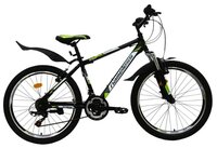 Подростковый горный (MTB) велосипед Nameless S4100 24 зеленый/черный 13" (требует финальной сборки)