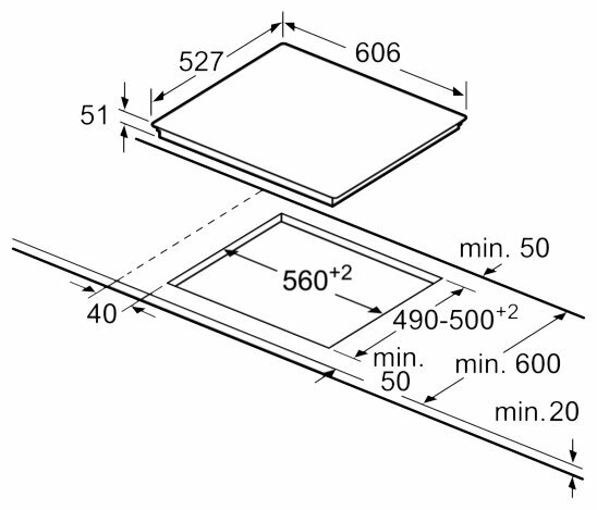 Встраиваемая индукционная панель Bosch PIE675DC1E - фотография № 3