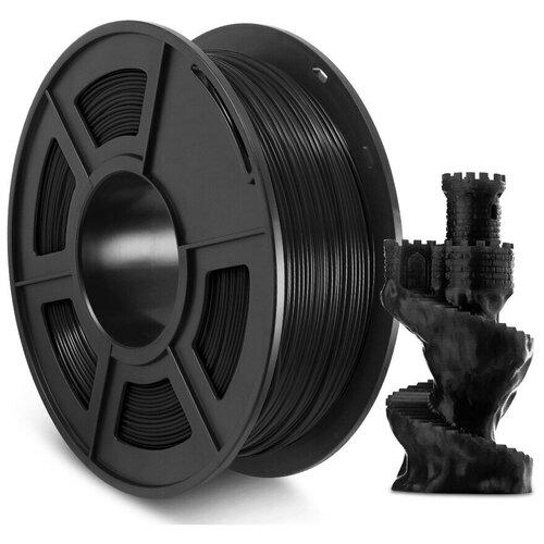 ABS пластик для 3D принтера Solidfilament 1кг 1,75мм черный