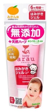 Arau baby зубная паста-гель, 35 г