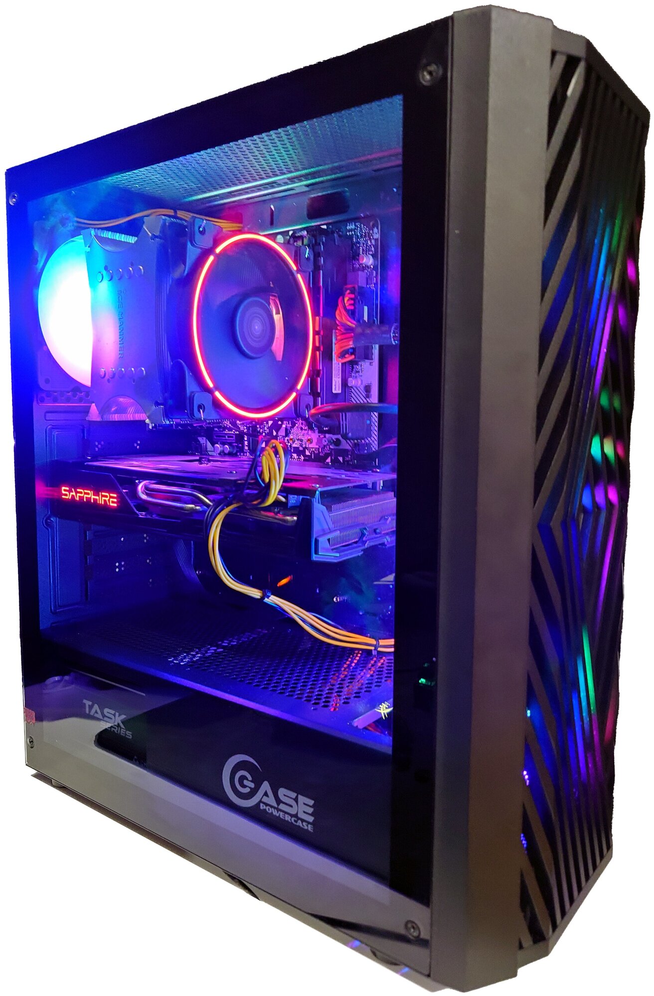 Игровой компьютер INTERCOM 44XTREME (AMD Ryzen 5 5500 4,2Ггц/Radeon RX5700XT 8gb/16Гб DDR4/500HDD/120SSD/RGB) — фото 1