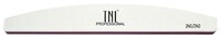 TNL Professional Пилка лодочка улучшенное качество, 240/240 грит (в индивидуальной упаковке) белый