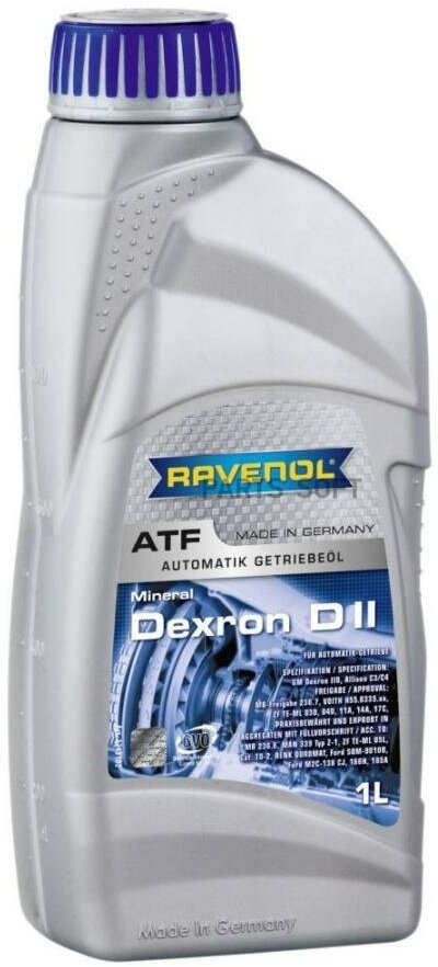 Масло трансмиссионное Ravenol ATF Dexron D II трансмисионное минеральное 1 л 4014835733510