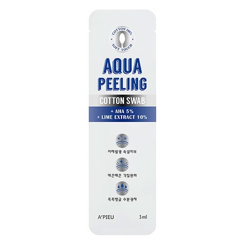 Ватная палочка для пилинга APIEU AQUA PEELING с 5% АНА-кислотами 3 мл