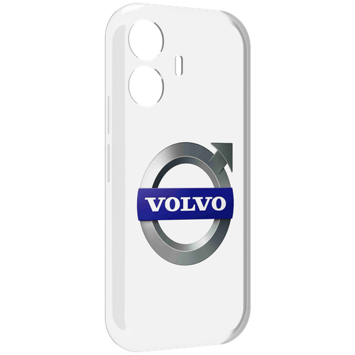 Чехол MyPads volvo мужской для Vivo Y77E / Vivo iQOO Z6 Lite задняя-панель-накладка-бампер