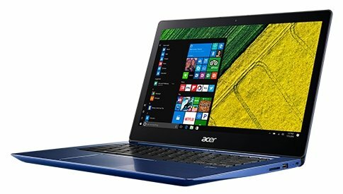 Acer 14 Ноутбук Acer Swift 3 SF314-52G-82UT 1920x1080 Intel Core i7 18 ГГц RAM 8 ГБ SSD 256 ГБ GeForce MX150 Win10 Home NXGQWER006 синий