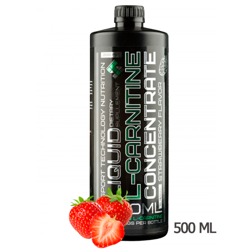 L- карнитин SPORTTECH L-Carnitine Liquid Concentrate, клубника, 500 мл.