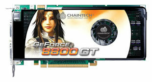 Видеокарта Chaintech GeForce 8800 GT 600Mhz PCI-E 512Mb 1800Mhz 256 bit 2xDVI HDMI HDCP