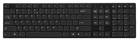 Клавиатура BTC 6310U Ultra Slim Keyboard Black USB