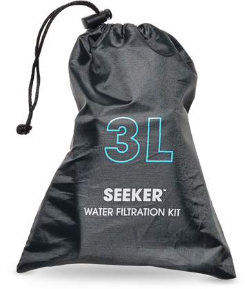 Мягкая канистра для воды HYDRAPAK Seeker 3L (FK01) прозрачная с фильтром - фотография № 7
