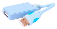 Удлинитель Vention USB - USB (VAS-C01-S-10) 10 м голубой