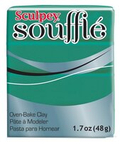 Полимерная глина Sculpey Souffle 6323 (нефрит), 48г