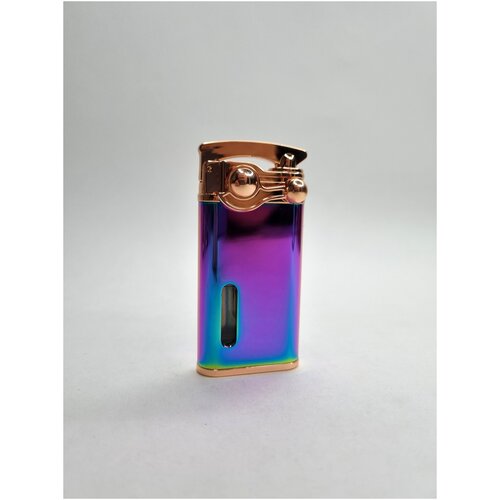Зажигалка Дизайнерская фиолетовая зажигалка дизайнерская хром