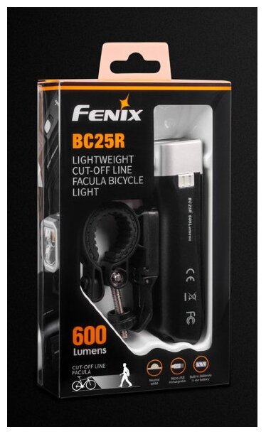 Fenix Велофара Fenix BC25R (XP-G3 NW, 600 лм, 2600 мАч)