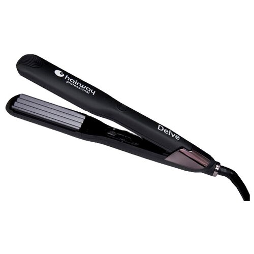 Щипцы Hairway 04008 Global, черный щипцы гофре hairway мини ruby wavy 65вт 04099